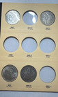 Morgan Silver Dollar Lot     13 Coins In Album Book     Mixed Years mints