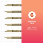 Pigma Micron Fineliner Pens - Archival Black Ink Pens - Pens For Writing  Dra   