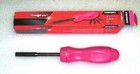  new  Snap-on Pink Ratcheting Screwdriver Ssdmr4bbca  pink Pearl W black Shank 