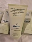 5 Count Pipette Baby Shampoo   Wash Fragrance Free Tear Free 1 69 Oz Each