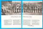 1962 Winchester Rifle Lawman Sheriff Marshal 2 Page Print Ad Western Guns Cowboy