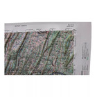 Hubbard Scientific Cumberland  Md  Pa  Va  W  Va  Raised Map  Unframed