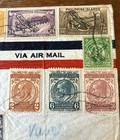 1936 Philippines Cover  Hawaii Clipper Airmail  Registered  Manila To Bendix Nyc