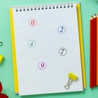 Custom Number Self Inking Stamp     5 8  Round Personalized Number Stamp - 0-9