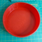 Siliconezone 9  Silicone Round Cake Pan For Baking  Quick Red