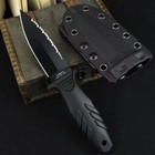 8   New Double Edge N690co Blade Fiberglass Handle Dagger Hunting Knife Vth647s