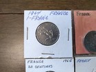 French Coins France Vintage Collectors Lot Old 1960s 60s Lot 11