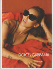 2024 Dolce   Gabba Print Ad 8 x11  Fashion Clothing Accessories Eyewear