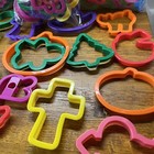 Lot Of 96 Plastic Cookie Cutters - All Holidays   Other Unique Random Shapes