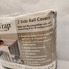 Crib Wrap Cover For Crib Padded Baby Bed Infant By Trend Lab Black Soft Bpa Free