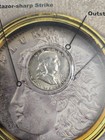 1956  Silver Franklin Half Dollar Very Nice Au W cartwheel Luster Cj-540