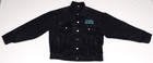Alan Jackson On Tour Embroidered Black Denim Jean Trucker Jacket Mens vtg sz L