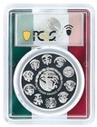 2024 Mexico 1oz Silver Libertad Pcgs Pr70 Dcam Flag Picture Frame