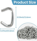 650pcs Galvanized Hog Rings - Hog Nose Rings 3 8 Upholstery Heavy Duty For Auto
