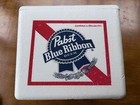 Vintage Pabst Blue Ribbon Beer Styrofoam Cooler W handle And Lid W latches