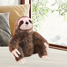 Sloth Stuffed Animal Soft 24cm Three Toed Sloth Plush Toy For Friend Gift