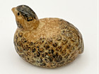 Vintage Omc Otagiri Japan Ceramic Quail Bird Figurine Brown