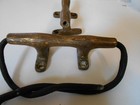 Antique Solid Brass Boat Rope Line Guide Cleat 4 Inch