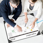 Desk Calendar 2026 With Desktop Mat  Simplified Large 22  X 17  Desktop Pad Cale