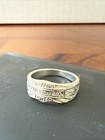 Vintage Harley Davidson Motorcycles 4g  925 Sterling Silver Ring Size 5 Wings