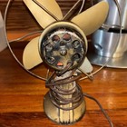 Brass Desk Fan