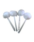 Reyinl White Bowl Brush 4-pack Toilet Mops