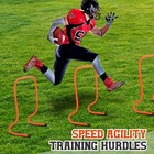 6 Pcs 20  Plyo Hurdles Training Equipment Practice Speed Hurdles Training Tra   