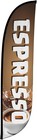 Feather Flag Banner - 12 Feet Tall Advertising Sign Swooper Flag Only  No Pol   
