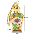 1pcs Arabic Style Perfume Bottles Metal Glass Essential Oil Drip Bottle Penda   
