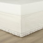 Boho Fringe 15-inch Tailored Drop Easy Fit Bed Skirt King Size Single 78  W X   