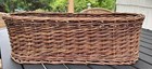 Vintage Bent Willow Oval Basket Planter  Wicker French Market Farmhouse