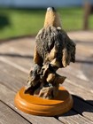 Mill Creek Studios Wolf Sculpture  taps  2007 Resin wood Excellent Condition