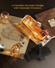 Whiskey Decanter Set  Gifts For Men  Handcrafted Airplane Shaped Liquor Dispense