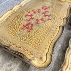 Set Of 3 Vintage Italian Florentine Nesting Tables - Tops Only