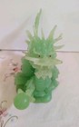 Green Jade Resin Chinese Feng Shui Dragon Figurine Statue Glow In The Dark 9 5  