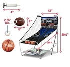 3 In 1 Md Sports Arcade Basketball Football Baseball Game Led Scoring Foldable