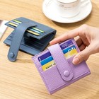 Rfid Slim Wallet For Women Small Genuine Leather Bifold Credit Card Holder Purse