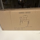 Transfer Bench With Adjustable Height  Backrest  1 Handrail  55x42x22cm  4 4kg