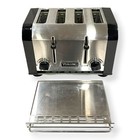 Viking Professional Toaster 4 Slice Wide-slot Toaster Vt401 Black silver