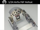 Grumman F6f Hellcat Cockpit Upgrade - Airfix 1 24 Scale  Pe24 Cat