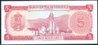 Venezuela  Unc 5 Bolivares Specimen 1968 No Date-no Specimen Stamp-no Signatures