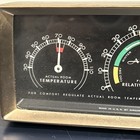 Airguide Mcm Weather Station Thermometer  Barometer  Hygrometer Chrome Vintage