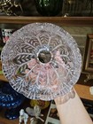 Large 9-1 2  Tall Vintage Crystal Lamp Style Fairy Light With Disclaimer On Base