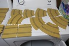 1960 s Eldon Slot Car Track 18 Pieces - Untested - 1   32  Scale  