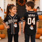 Matching Family Halloween Baseball Jersey Custom Name Number Boo Crew Shirt