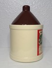 Vintage 1993 Coca-cola Original Ceramic Cookie Jar Brown Lid Jug