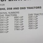 Caterpillar D4e D5b D6d Crawler Tractor Cab Service Shop Manual Book Dozer Guide