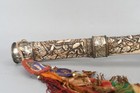 Tibetan Kangling Ritual Horn  Carved  Buddhist Trumpet  Vintage Himalayan