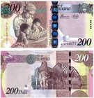 2016 2022 Botswana Banknote P31 To P36 10 To 200 Pula Unc Full Set