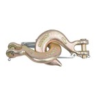 4pack G70 3 8  Clevis Slip Hooks W  Latch Flatbed Truck Trailer Safety Tow Chain